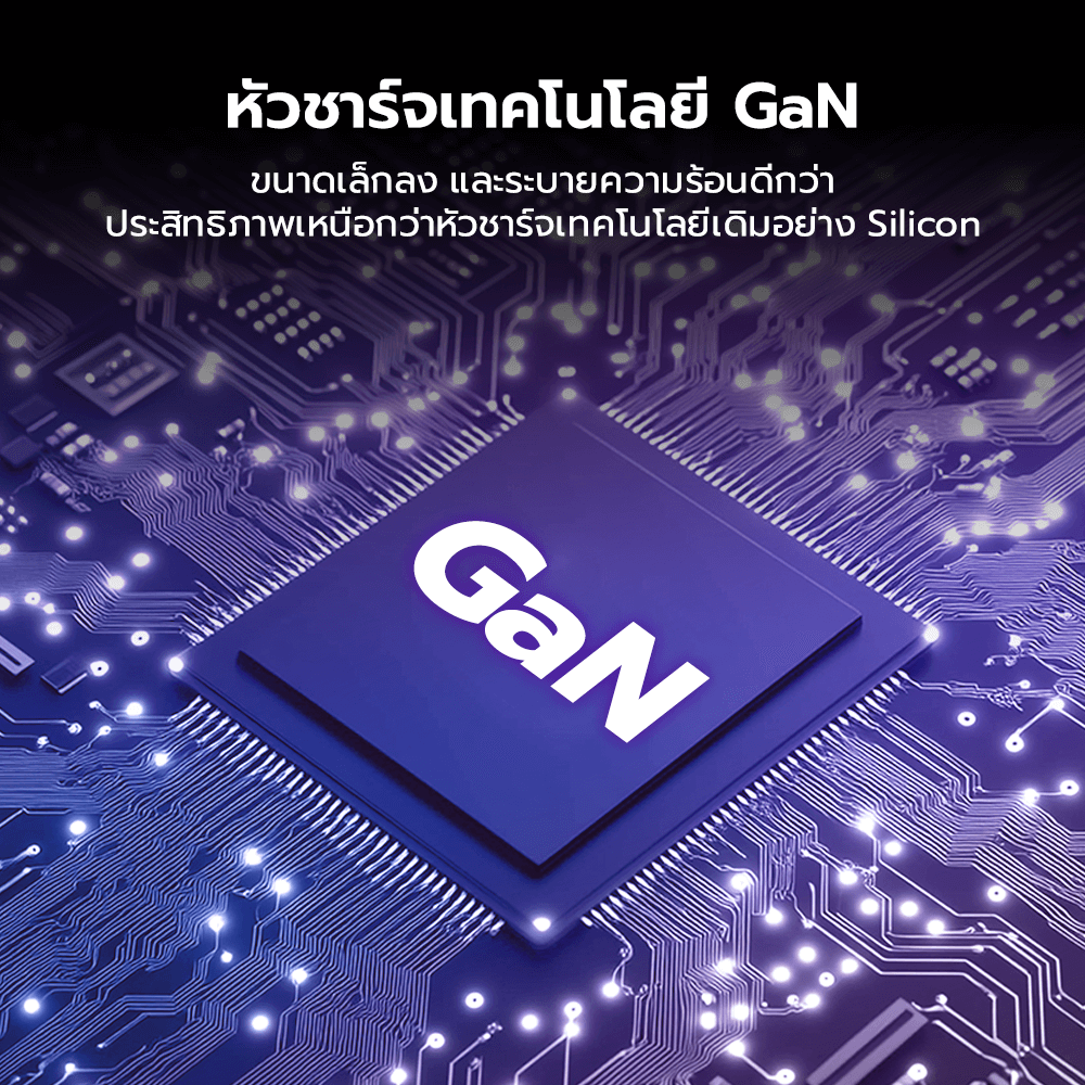 หัวชาร์จ 35W ZTEC ZA352 รองรับเทคโนโลยีชาร์จด่วน PD ขาปลั๊กไทย ได้รับมาตรฐาน มอก.